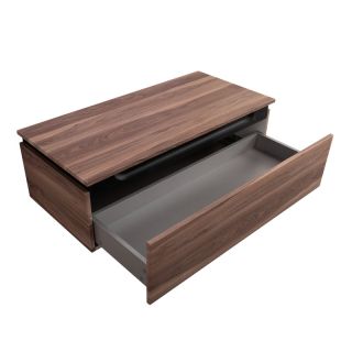 Тумба Cezares с одним выкатным ящиком, Орех Дымчатый, 996x476x300, SLIDER-1000-1C-PI-NA-P